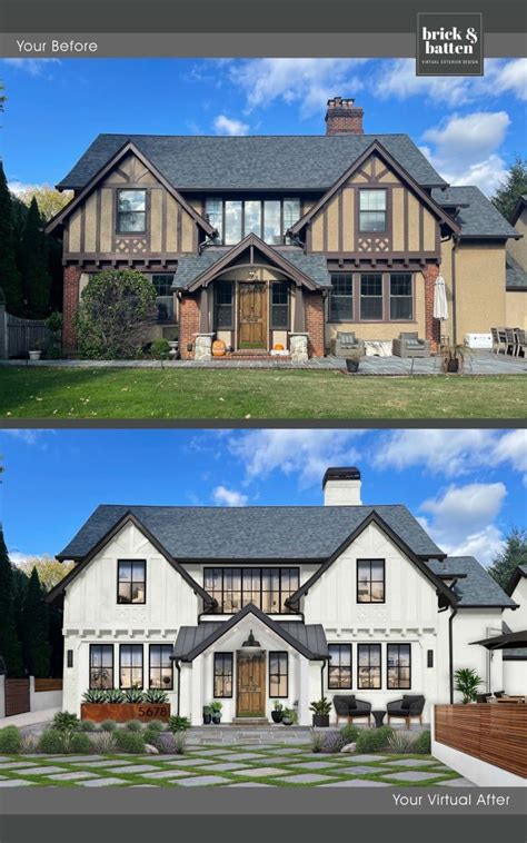 updating a tudor exterior|tudor style siding.